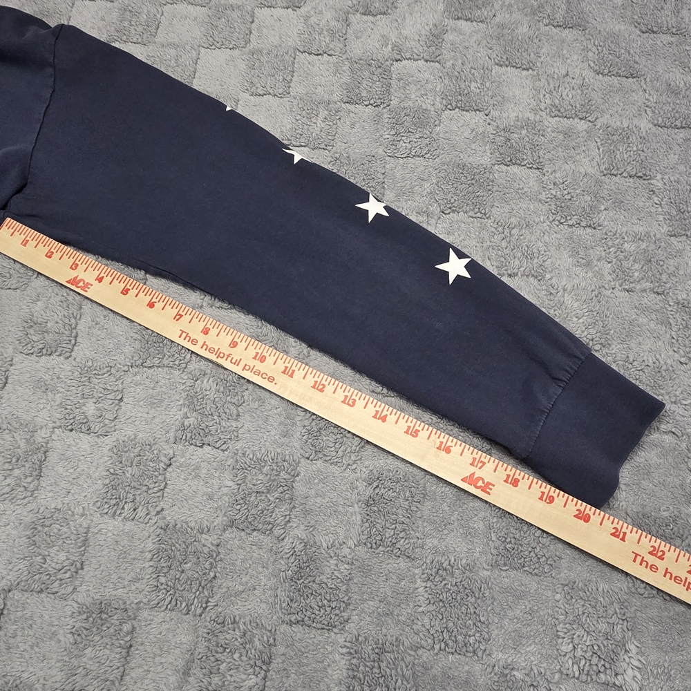 Billabong🇱🇷 American Flag Stars Blue Graphic Long Sleeve T-Shirt Men's LARGE - Picture 13 of 13